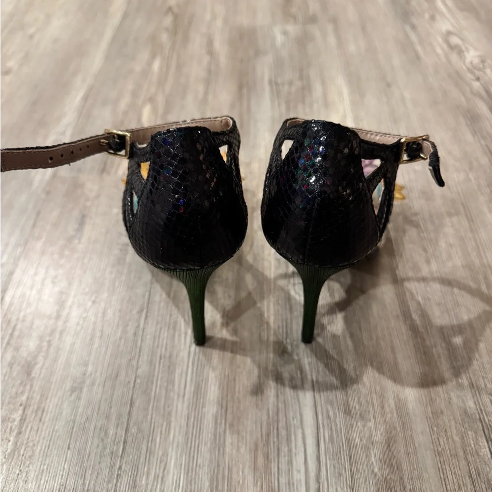 Betsey Johnson Multicolor Floral Heels - Picture 5 of 7